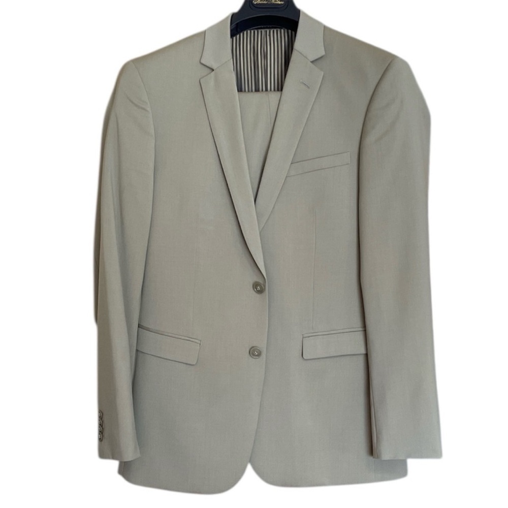 Rockin Sartorial Mens Suit and Pants Sand Size 40 Regular - Picture 10 of 10